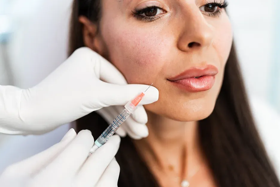 A Woman Getting Dermal Fillers