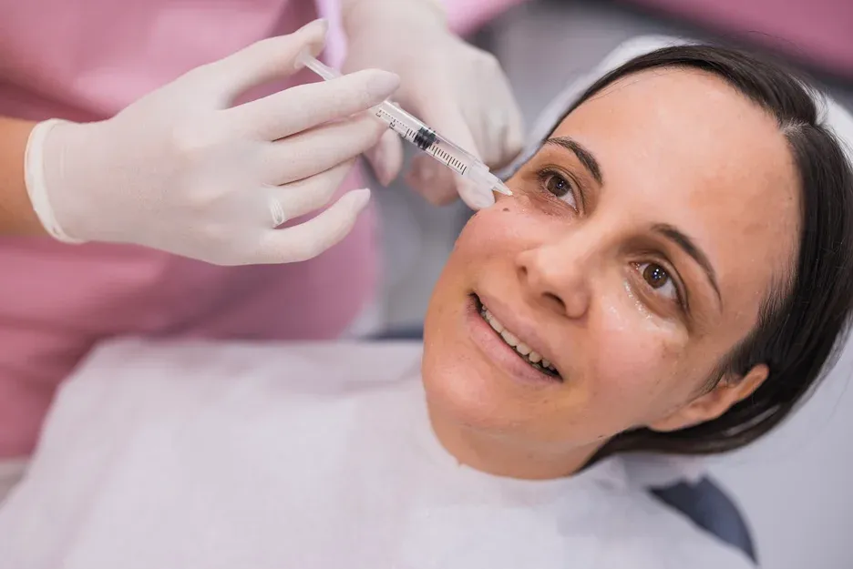 A Woman Getting Dermal Fillers