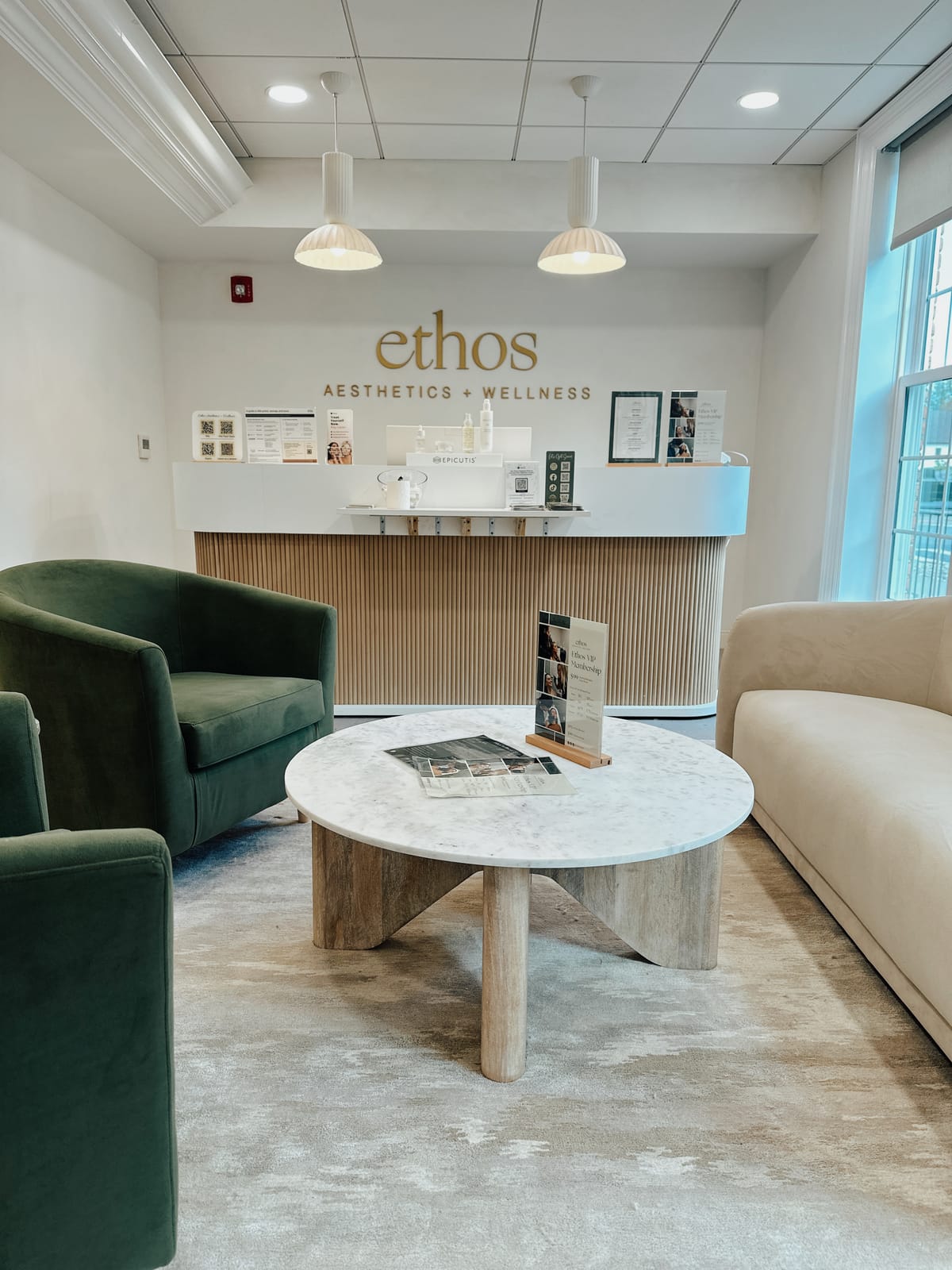 Ethos Morristown lobby interior