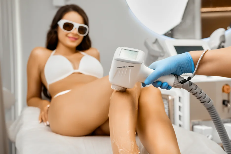 laser hair removal on legs
