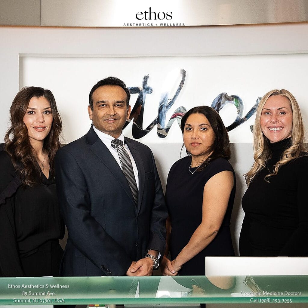 Dr. Hardik Soni and staff from Ethos Aesthetics and Wellness