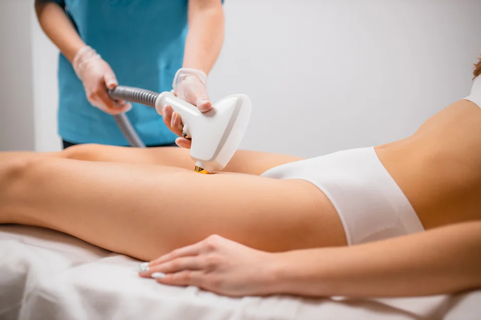 Laser Hair Removal Treatment on Inner Thighs